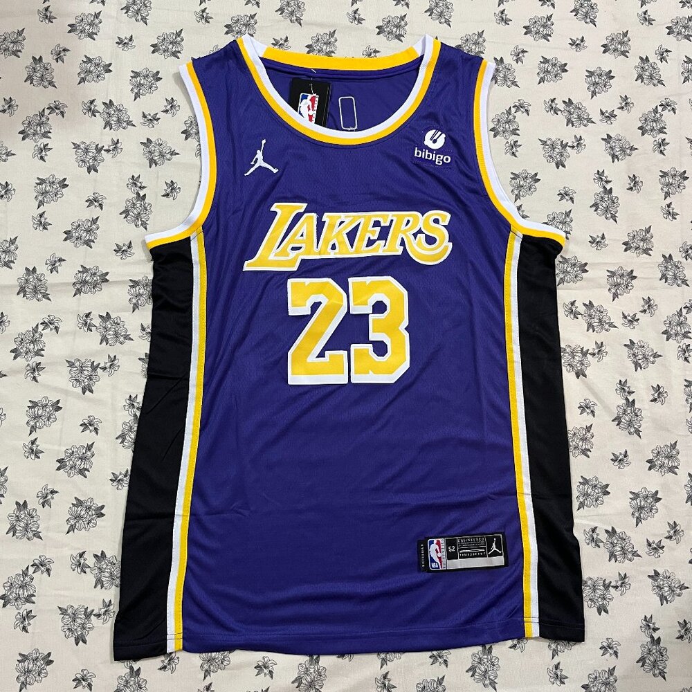 Los Angeles Lakers Lebron James Purple Jersey #23